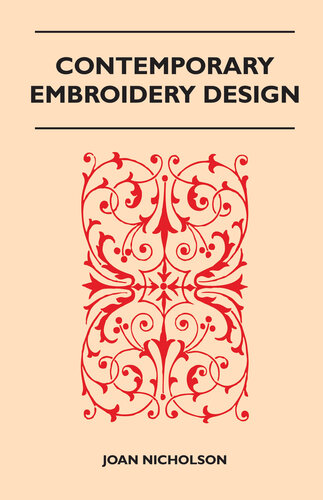 Contemporary Embroidery Design