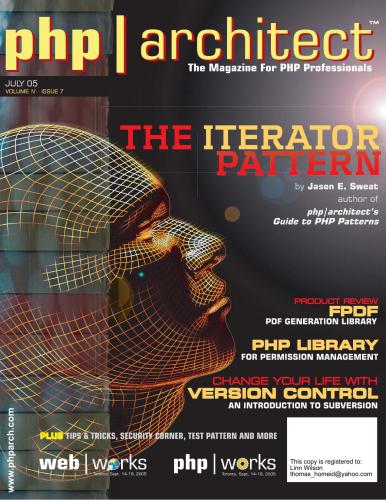 php|architect (vol. 4, issue 7. July 2005)