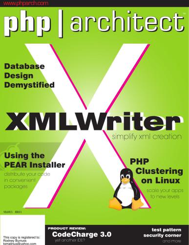 php|architect (vol. 5, issue 5. May 2006)