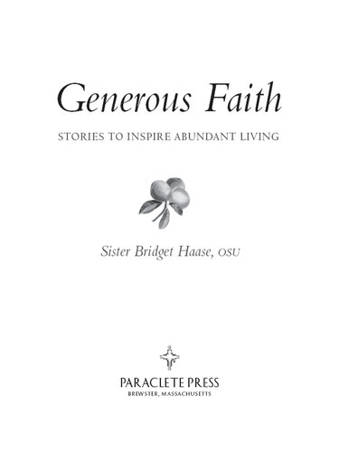 Generous Faith: Stories to Inspire Abundant Living