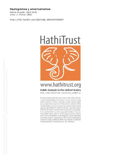 Neologismos y americanismos