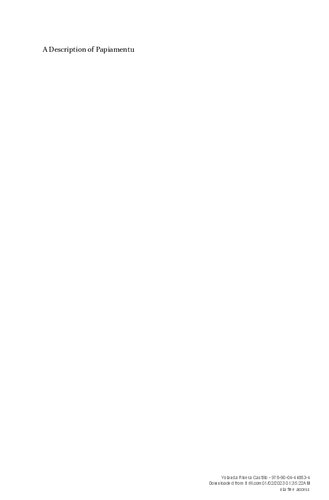 A Description of Papiamentu: A Creole Language of the Caribbean Area