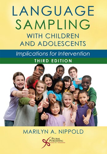 Language Sampling With Children and Adolescents: Implications for Intervention, Third Edition
