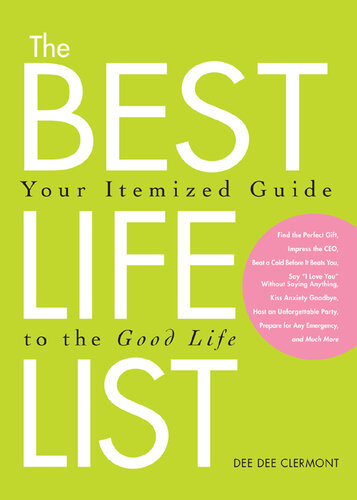 The Best Life List: Your Itemized Guide to the Good Life
