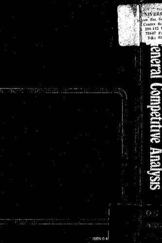 General Competitive Analysis (Volume 12) (Advanced Textbooks in Economics, Volume 12)