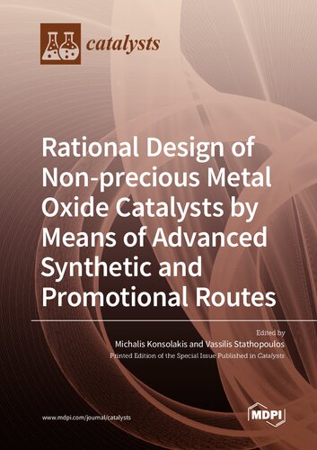 Rational Design of Nonprecious Metal Oxide Catalysts by Means of Advanced Synthetic and Promotional Routes