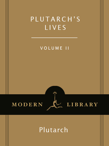 Plutarch's Lives, Volume 2