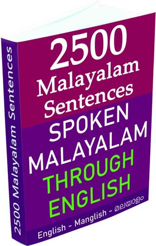 2500 Malayalam Sentences - Spoken Malayalam through English
