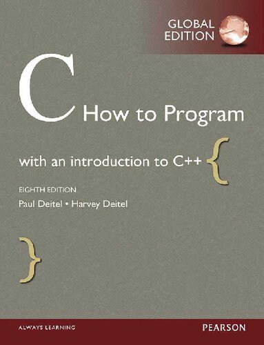 C How to Program_With an Introduction to C++