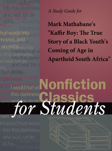 A Study Guide for Mark Mathabane's 