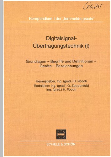 Digitalsignal- Übertragungstechnik (I)