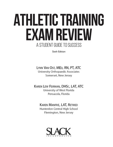 Athletic Training Exam Review: A Student Guide to Success