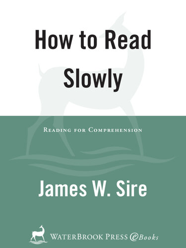How to Read Slowly: Reading for Comprehension