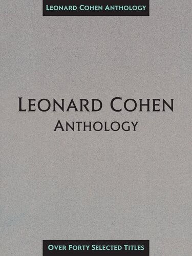 Leonard Cohen Anthology (Songbook)