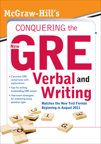 McGraw-Hill's Conquering the New GRE Verbal and Writing