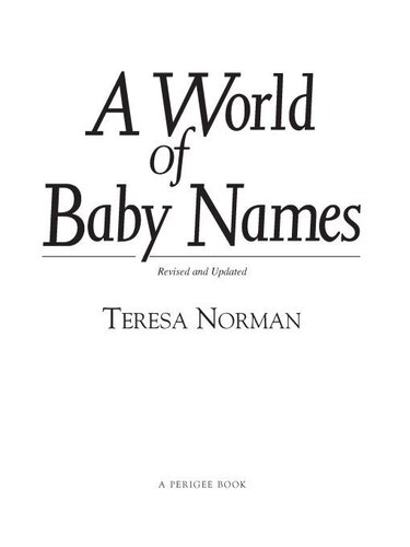 A World of Baby Names
