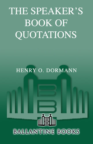 The Speaker's Book of Quotations