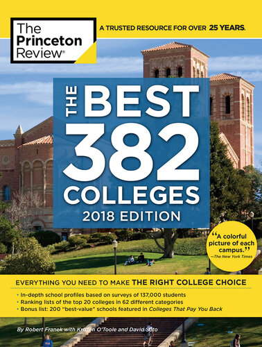 The Best 382 Colleges, 2018 Edition: Everything You Need to Make the Right College Choice