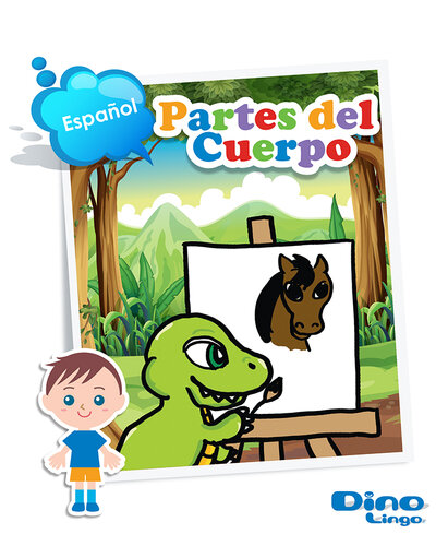 Spanish for kids - Body Parts storybook