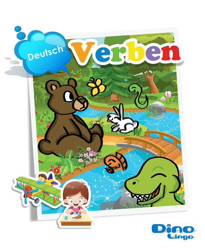 German for kids - Verbs storybook