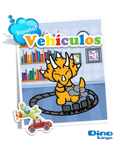 Spanish for kids - Vehicles storybook