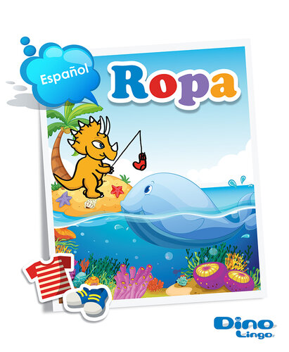 Spanish for kids - Clothes storybook