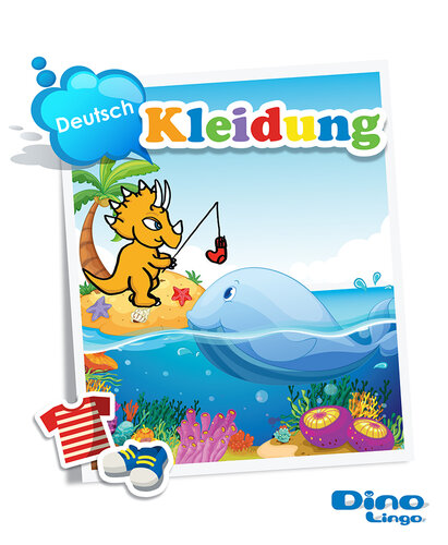 German for kids - Clothes storybook
