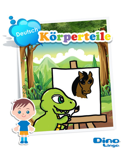 German for kids - Body Parts storybook
