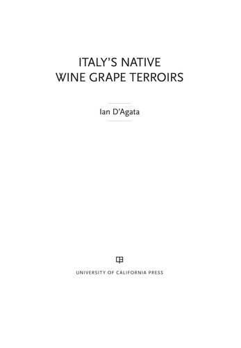 Italy's Native Wine Grape Terroirs