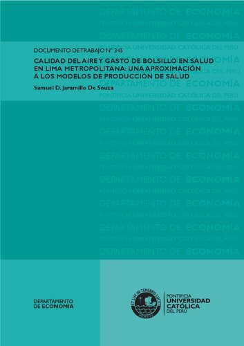 Calidad del aire y gasto de bolsillo en salud en Lima Metropolitana: una aproximación a los modelos de salud