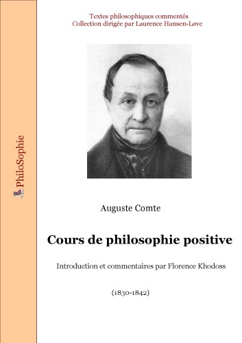 Cours de philosophie positive