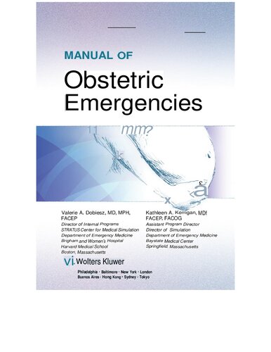 Manual of Obstetric Emergencies