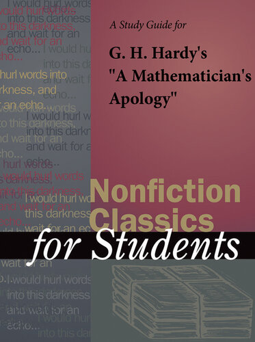 A Study Guide for G. H. Hardy's "A Mathematician's Apology"