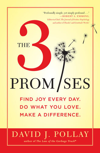 The 3 Promises: Find Joy Every Day. Do What You Love. Make A Difference.