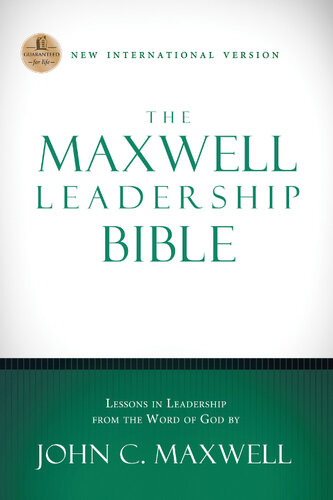 NIV, the Maxwell Leadership Bible: Holy Bible, New International Version