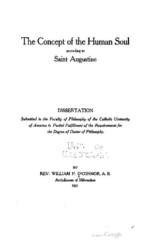 The Concept of the Human Soul according to Saint Augustine