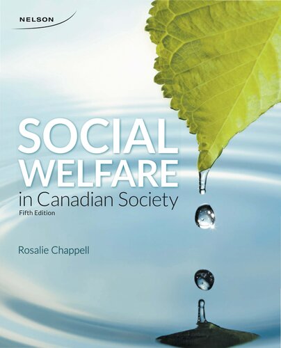 Social Welfare in Canadian Society