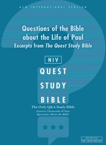 Q & A on the Life of Paul: A Zondervan Bible Extract: The Question and Answer Bible