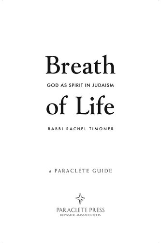 Breath of Life: God as Spirit in Judaism