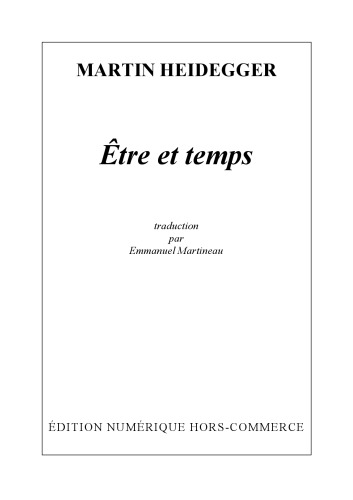 Être et temps