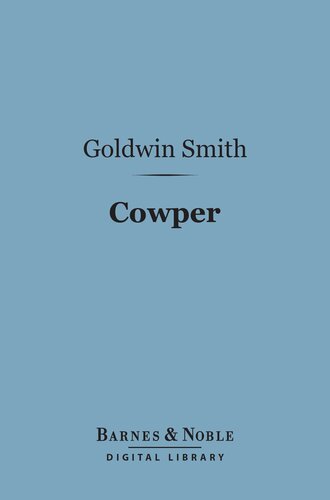 Cowper: English Men of Letters Series