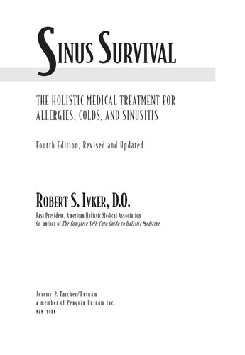 Sinus Survival: A Self-help Guide