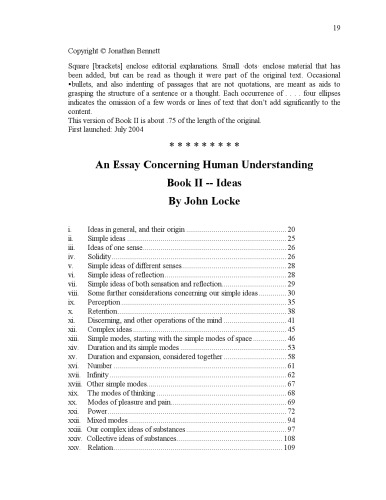 Essay Concerning Human Understanding