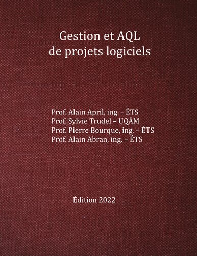 Gestion et AQL des projet Logiciels