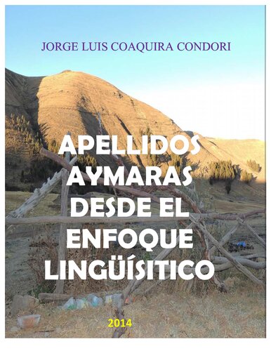 Apellidos aimaras (Aymara) desde el enfoque lingüístico