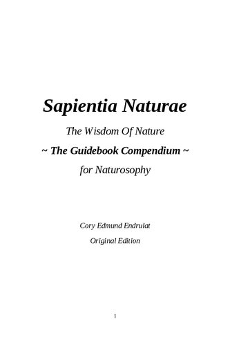 Sapientia Naturae: The Guidebook