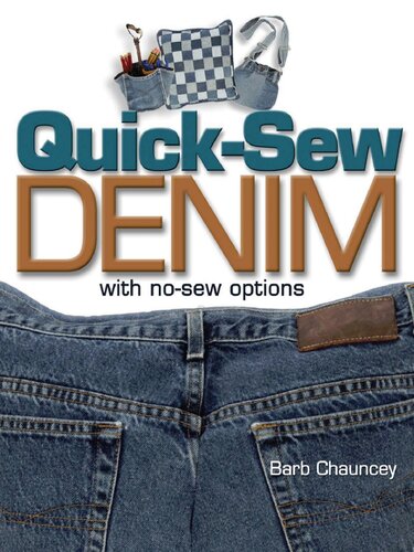 Quick Sew Denim with No Sew Options