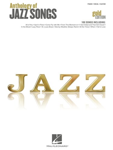 Anthology of Jazz Songs--Gold Edition (Songbook)