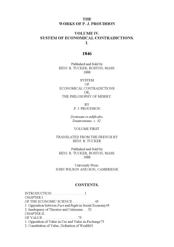 The Philosophy of Misery