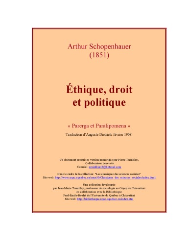 Ethique droit politique